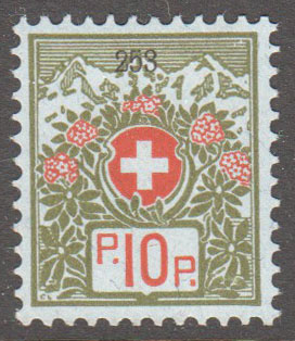 Switzerland Scott S4 Mint - Click Image to Close